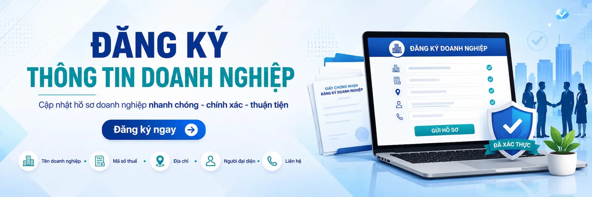 đăng ký thông tin doanh nghiệp trên phần mềm ứng dụng du lịch thông minh